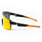 Studson The Sentinal Safety Glasses ANSI Z87+ Orange Mirror/Black One Size, OS SENT-OMZ87 - alternate 1