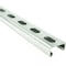 Newhouse Electric 13/16 in. Trade Size 2 ft. L 14-Gauge Metal Strut Channel Slotted Back, Electro-Galvanized U-Bracket SC14-2-EG - alternate 1