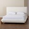 Baxton Studio Vinicio Mid-Century Modern Cream Boucle King Platform Bed 254-14063-ZORO - alternate 9