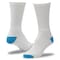 Railroad Sock Womens Crew Socks, 80% Ringspun Cotton, 20% Nylon, White/Assorted, 5-10 W; 4 Pair-7.5 M, 3 PK 638 - alternate 5