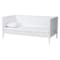 Baxton Studio Roni Modern White Wood Twin Daybed with Scalloped Edges 256-14086-ZORO - alternate 1