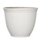 L&G 13 in. H X 16 in. D Polyresin Shea Planter White PVI4616TWI - alternate 1
