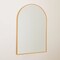Homeroots 36" Gold Arch Metal Framed Full Length Hanging Mirror 564486 - alternate 1