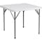 Flash Furniture Square Wh 34Sq Plastic Fold Table, 34.25" W, 34.25" L, 29.5" H, Plastic Top, White DAD-YCZ-86-GG - alternate 1