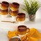 Gibson Home Yellowstone 6 Piece 12 Ounce Stoneware Mug Set in Brown and White 138400.06R - alternate 5