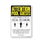 Signmission Public Safety, Pool Guests Practice Social Distancing, 18in X 12in Aluminum, OS-NS-A-1218-25370 OS-NS-A-1218-25370 - alternate 1