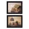 Homeroots Set Of Two Keepsake Treasures Black Framed Print Wall Art, 2PK 405705 - alternate 1