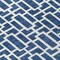 Homeroots 8' Navy Blue And Ivory Round Geometric Washable Indoor Outdoor Area Rug 594859 - alternate 7