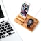 Trexonic Bamboo 4-Port Apple Watch and Iphone Charging Stand with 3 Device Slots and Pen Holder TRX-1100WOOD - alternate 8