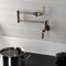 Kingston Brass Wall Mount Pot Filler Faucet, Antique Brass KS4103KL - alternate 5