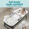 Serenelife 59 in Portable Bathtub for Adults SLSPA6GY - alternate 4
