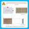 Sierra Grates 6 in. H X 10 in. W 2-Way 45 Degree Louvered, Steel, Brown Floor Register TWF610-BRN - alternate 4