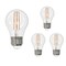 Bulbrite 7 Watt  LED Filament Dimmable A15 Clear Light Bulb with Medium E26 Base, 4 PK 861633 - alternate 1
