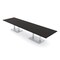Skutchi Designs Rectangle Conference Table With Power Unit, 48 in W, 168 in L, Black HAR-REC-48X168-DOU-U999ST19-NA - alternate 1