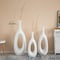 Uniquewise 44-Inch Frosted White Fiberglass Tall Floor Vase - Decorative Vase for Modern Home Decor QI004677.L - alternate 8