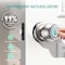 Wrightmaster 3 in 1 Corded Aluminum Smart Lock Deadbolt, Keyless Entry Door Lock with Fingerprint Digital, APP C ZR-S08T-SR - alternate 7
