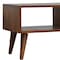 Homeroots 35in Brown Solid Wood Enclosed and Open Storage TV Stand 719193 - alternate 7
