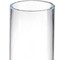 Homeroots 9" Clear Cylindrical Lead Free Crystal Bud Table Vase 375897 - alternate 4