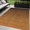 Homeroots 5' X 8' Chocolate And Brown Ombre Washable Indoor Outdoor Area Rug 588553 - alternate 1
