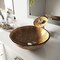 Vigo Giovanni Amber Sunset Glass 17 in. L x 17 in. W x 6 in. H Round Vessel Bathroom Sink VG07027 - alternate 7