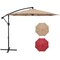 Simple Deluxe 10FT Offset Patio Umbrella, TAN LGBRLAOFFSET10TAN - alternate 1