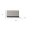 Homeroots 60" Gray Wood Six Drawer Double Dresser 714489 - alternate 7