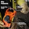 Klein Tools 100-Foot Open Reel Tape Measure with Single Hook and Carabiner 94100RT - alternate 6