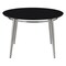 Office Star Products Brooklyn  Round Top Coffee Table, Black / Brushed Nickel MG1230R-BK - alternate 5
