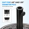 Simple Deluxe 17.72' 24.2 lbs Market Heavy Duty Umbrella Round Stand Base for Patio, Outdoor, Deck, Lawn, Garden,  LGBRLABASERESINROUND22 - alternate 6
