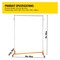 Vevor Z-Truck Clothing Rack Rolling Garment Z Rack Lockable Casters Heavy-duty SZOON3611 - alternate 6