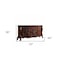 Homeroots 20" X 66" X 38" Cherry Oak Wood Poly Resin Dresserserver 347000 - alternate 3