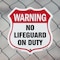 Signmission Pool Safety Shield Sign Warning No Lifeg, 6 Inch X 6 Inch, Plastic Sign SHI-P-6-431 - alternate 5