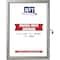M&T Displays 18x24 Inch Enclosed Lockable Poster Showboard, Silver Aluminum Outdoor Noticeboard USBNU00018X2990 - alternate 1