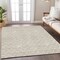 Homeroots 10' X 14' Beige And Ivory Geometric Washable Indoor Outdoor Area Rug 596080 - alternate 6
