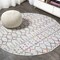 Jonathan Y Moroccan HYPE Boho Vintage Diamond Ivory/Multi 5 ft Round Area Rug MOH101E-5R - alternate 1