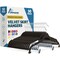 Lifemaster Velvet Skirt Hangers, Adjustable Clips, 360 Deg Swivel Hook, Non-Slip, Holds 10 lbs, Brown, 50PK LMVSH50BW - alternate 1