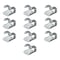 Mytee Products 11/16inx2 1/4inx3 3/4inEasy Off Tarp Stop Body Bracket for Roll Tarp System, 10PK T-STOPBSx10 - alternate 1