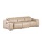 Homeroots 107" Beige Top Grain Leather Reclining USB Sofa 643698 - alternate 7
