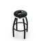 Holland Bar Stool Co 36" Blk Wrinkle San Jose Sharks Swivel Bar Stool, Chrome Ring L8B2C36SJShar - alternate 1