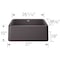 Blanco Ikon 27 Apron Single Bowl, Cinder 402315 - alternate 3