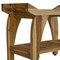 Homeroots Compact Rectangular Teak Shower Bench With Handles In Natural Finish 376721 - alternate 8
