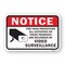 Signmission For Your Protection Activities On Premises Recorde Aluminum, 18" H, A-1824-25189 A-1824-25189 - alternate 1