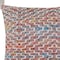 Homeroots 20" Red Blue And Natural Geometric Polyester Blend Throw Pillow Cover with Tassels 714214 - alternate 4