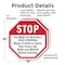 Signmission Stop You Must Be Wearing a Face Cov, 18 inch X 18 inch, Plastic Sign, 2PK OC-P-2PACK-18-53 - alternate 6