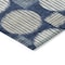 Homeroots 5' X 8' Navy Blue And Ivory Geometric Washable Indoor Outdoor Area Rug 593607 - alternate 6