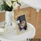 Fabulaxe 11x8" Vertical Decorative Gold Metal Floating Easel Back Picture Frame QI004844.L - alternate 5