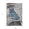 Homeroots 9' X 12' Blue Gray And Charcoal Abstract Washable Indoor Outdoor Area Rug 587576 - alternate 8