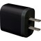 Blue Jet AC Outlet Black Fast Charge 18W Wall USB-C Charger with Power Delivery, PD & QC BJ-1019 - alternate 1