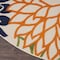 Homeroots 10' Blue And Green Round Indoor Outdoor Area Rug 521640 - alternate 9