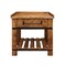 Homeroots 29" Natural Solid Wood One Drawer Nightstand 488759 - alternate 9